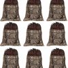 Touchstone Touchstone Drawstring Bags Traditional Indian Handcrafted Brocade Fabric. Perfect For Gifts Jewelry Pouches Purses Potli. | Coin Purses & Pouches