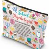 WSNANG Wsnang Psychologist Gifts Psychologist Makeup Bag Psych Therapist Gift Psychologist Appreciation Gift (Psychologist Bag) | Coin Purses & Pouches