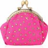 Oyachic Oyachic Five-Pointed Star Coin Purse Denim Change Pouch Wallets Buckle With Kisslock Clasp Coin Holder Clutch Handbags For Women Ladies (Blue) | Coin Purses & Pouches