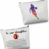 VAMSII Vamsii Basketball Gift To My Daughter Makeup Bag Basketball Player Gift Daughter Survival Kit From Mom Dad Basketball Themed Gift (Basketball Daughter Bag) | Coin Purses & Pouches