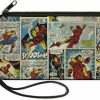 Buckle-Down Buckle-Down Buckle-Down Zip Wallet Iron Man Large Accessory, Iron Man, 8" X 5" | Coin Purses & Pouches