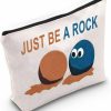 WZMPA Wzmpa Funny Movie Cosmetic Makeup Bag Movie Fans Gift Just Be A Rock Zipper Pouch Bag For Women Girls (Be A Rock) | Coin Purses & Pouches