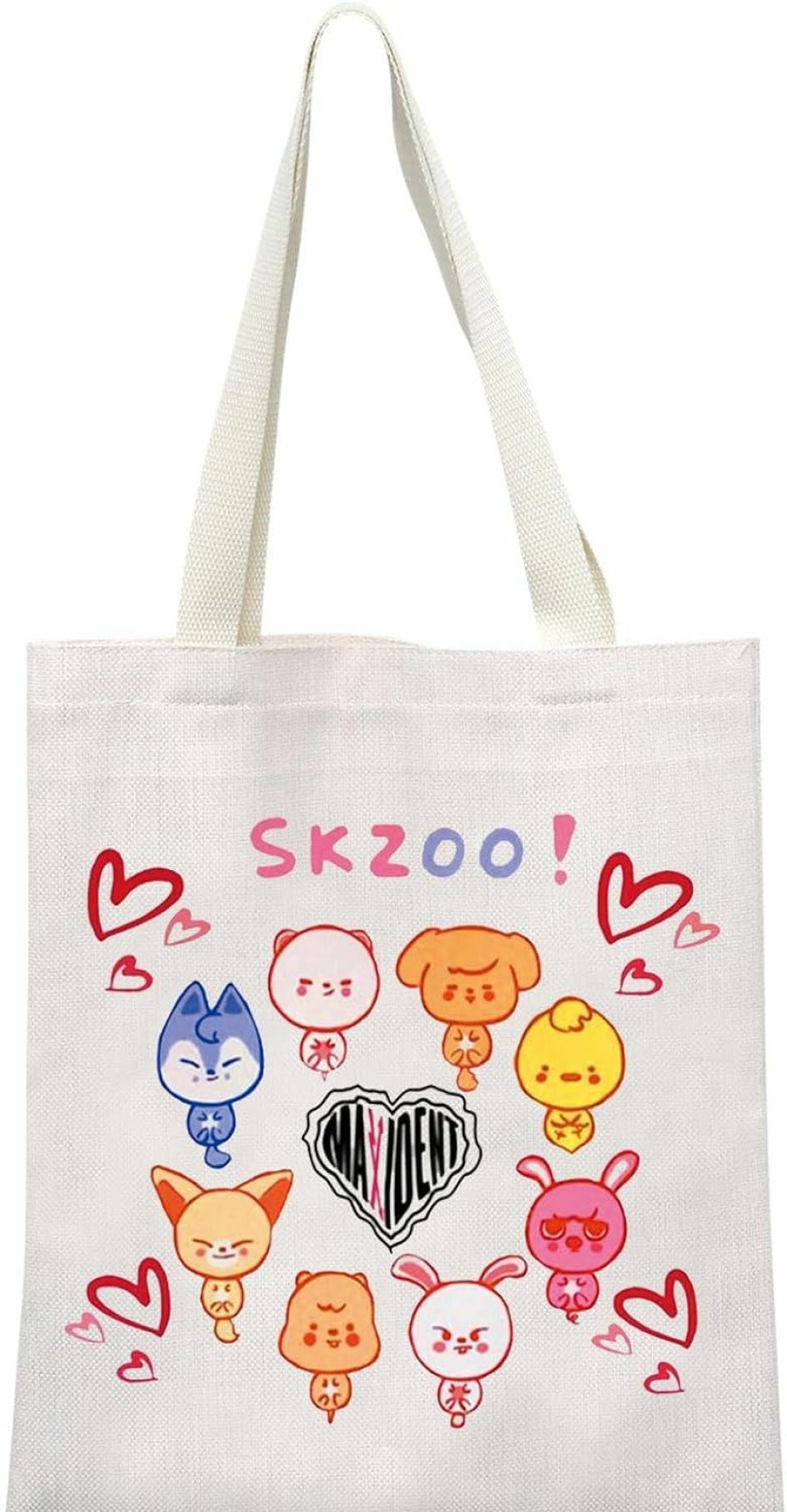 MEIKIUP Meikiup K-Pop Boy Group Gift Stay Fandom Makeup Bag K-Pop Fans Gift K-Pop Music Merchandise Singer Gift (Skz00 Tote Bag) | Coin Purses & Pouches