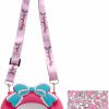 Rondlaho Kitty Cat Purse With Adjustable Lanyard And Stickers, Zipper Kitty Cat Wallet Kuluomi Crossbody Bag Shoulder Bag Coin Pouch Sanlio Accessories For Women | Coin Purses & Pouches