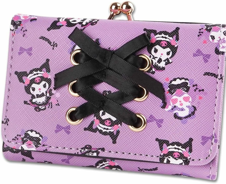 BelugaDesign Belugadesign Anime Wallet | Cute Kawaii Coin Pouch Purse Zipper | Coin Purses & Pouches