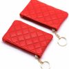 S&loyoe S&Loyoe 2Pcs Coin Purse Pouch Small Change Wallet With Keychain Leather Cute Zipper Card Holder For Women (Black) | Coin Purses & Pouches