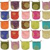 kilofly Kilofly 30 Pc Chinese Silk Brocade Drawstring Jewelry Bag Gift Pouch Value Set | Coin Purses & Pouches