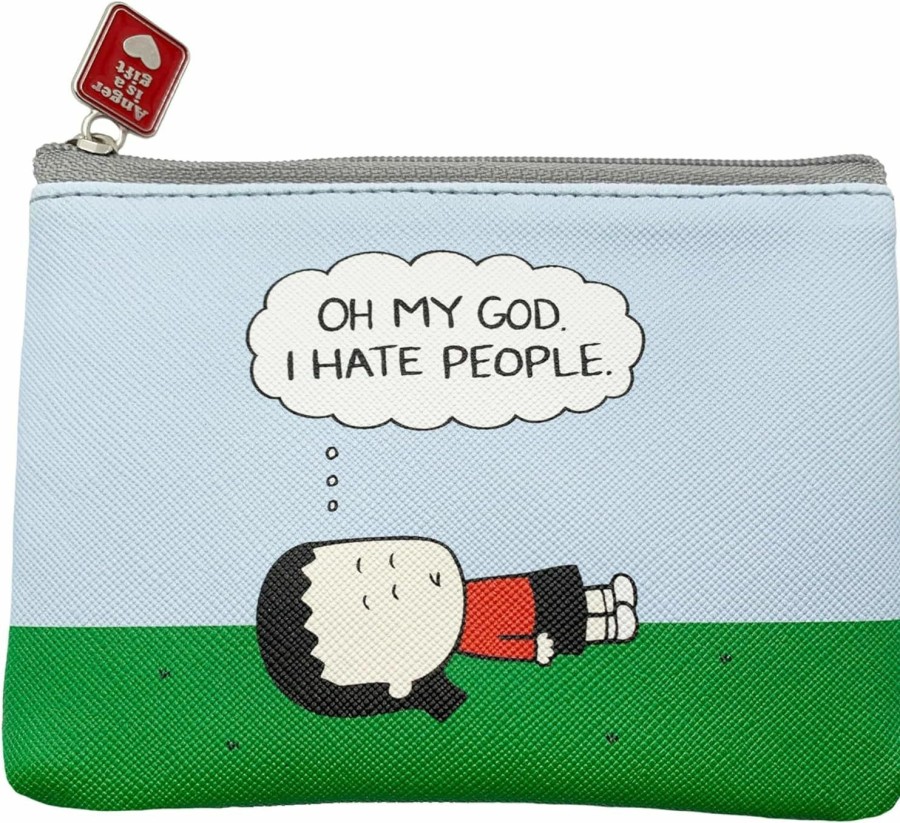 Angry Little Girls Angry Little Girls \"I Hate People\" Coin Purse | Coin Purses & Pouches