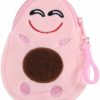 Vctitil Vctitil Lovely Cartoon Avocado Plush Coin Purse, Funny Expression Embroidery Small Coin Bag Kawaii Children Money Pouch Girls Wallet(Green) | Coin Purses & Pouches