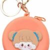 XLCTT Cute Cartoon Coin Wallet For Backpack Decoration Animal Keychain Keyring Wallet With Silicone Strap Cute Pendant Mini Zipper Bag(Q) | Coin Purses & Pouches