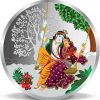 Generic Radha Krishna Diwali Dhanteras Radhe Karishna Coin Silver Multi-Color Coin10 G Silver Coin | Coin Purses & Pouches