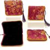 Amazon 4Pc Zipper Jewelry Pouches Brocade Cosmetic Bags Embroidered Coin Purses Wallets For Women | Coin Purses & Pouches