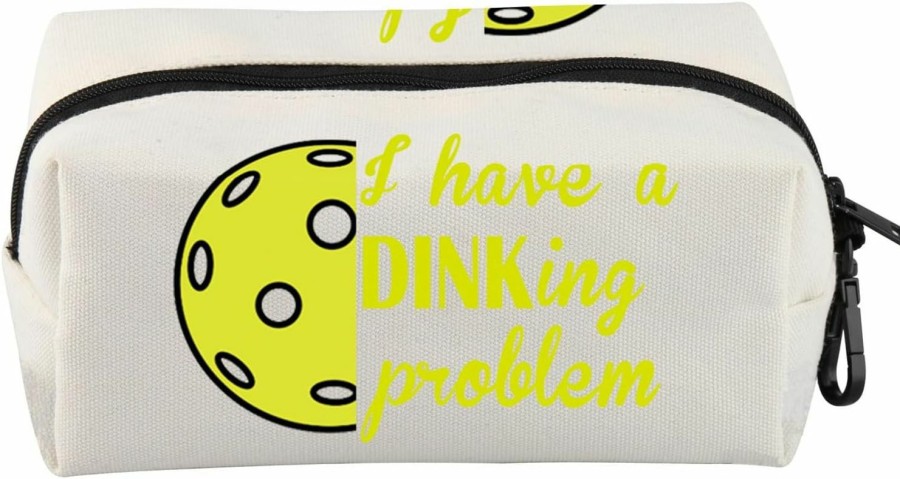 VAMSII Vamsii Pickleball Lover Bag Pickleball Player Pouch I Have A Dink Problem Gift For Pickleball Coach Pickleball Lover Gift | Coin Purses & Pouches