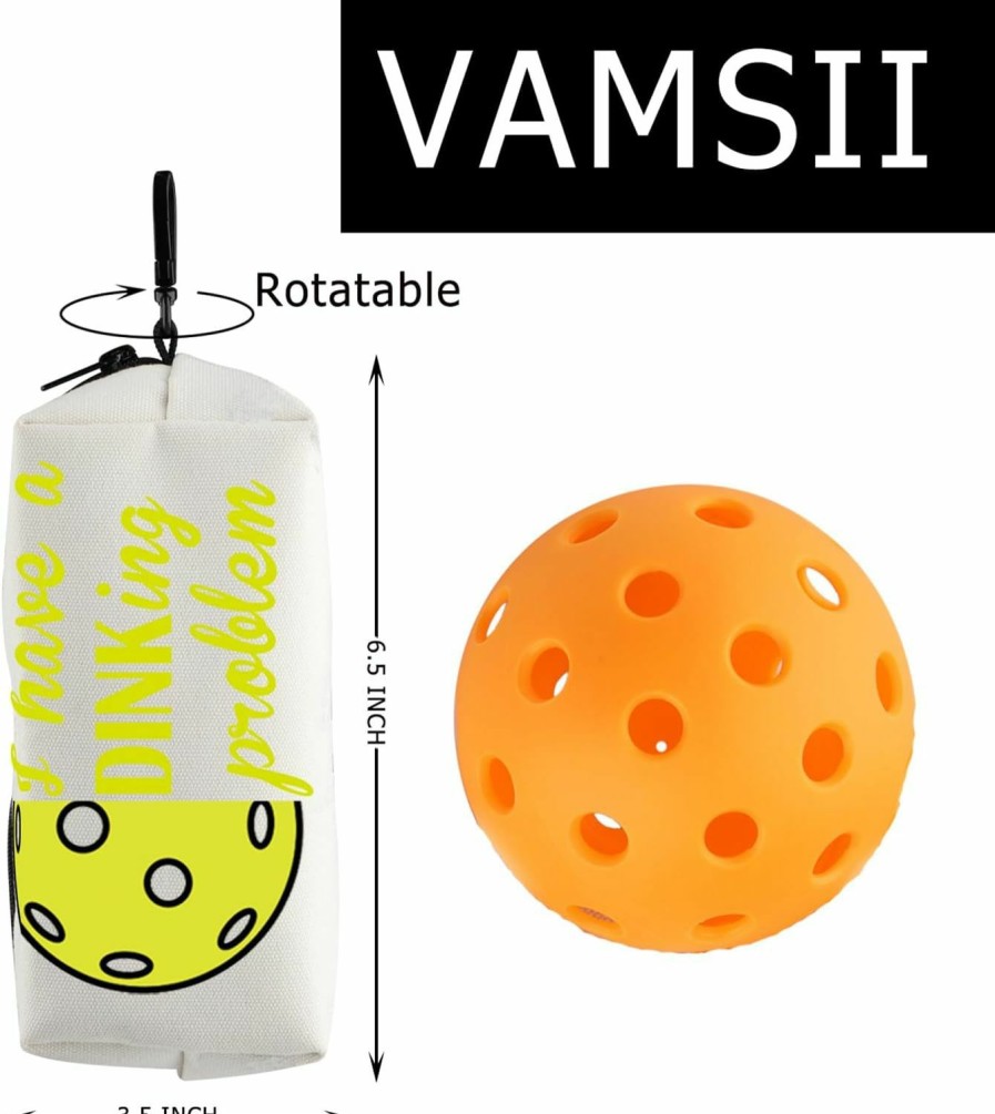 VAMSII Vamsii Pickleball Lover Bag Pickleball Player Pouch I Have A Dink Problem Gift For Pickleball Coach Pickleball Lover Gift | Coin Purses & Pouches