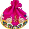 Generic Wedding Birds Korean Pouch Traditional Embroidered Hanbok Accessories Bokjumeoni Coin Purse Good Luck Charm (Yellow) | Coin Purses & Pouches