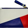 Mursuno Mursuno Colorblock Leather Coin Pouch Bag Case Wallet With Top Zip For Women | Coin Purses & Pouches