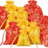 Baitaihem Baitaihem 12 Pack Chinese Silk Brocade Jewelry Pouch Bags Drawstring Gift Bags Coin Purse Set | Coin Purses & Pouches