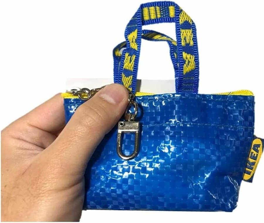 Ikea Global Ikea Key & Coin Purse Knolig Bag Small Blue With One Zipper Bag (1 Set) | Coin Purses & Pouches