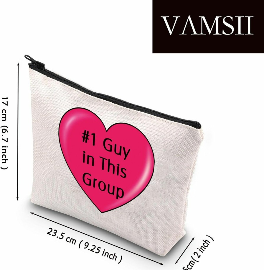 VAMSII Vamsii Vpr Bravo Tv Fans 1 Guy In This Group Bravo Tv Gifts Real Housewives Cosmetic Bag Pump Rules(#1 Guy In This Group) | Coin Purses & Pouches