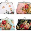 Oyachic Oyachic 4 Packs Coin Purse Pouch Vintage Change Purse Rose Coin Pouch Cute Change Bag Handbag Small Wallet Christmas Birthday Gift For Women | Coin Purses & Pouches