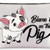 WZMPA Wzmpa Moana Pua Pig Cosmetic Bag Pig Lover Gift Blame It On The Pig Makeup Zipper Pouch Bag For Movie Fans (Blame Pig) | Coin Purses & Pouches