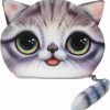 yueton Yueton 1Pack Cute 3D Cat Face Purse Creative Cat Coin Purse Kawaii Mini Wallet Lovely Kitty Small Change Purse With Zipper For Girls Women Boys | Coin Purses & Pouches