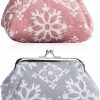 Oyachic Oyachic 2 Packs Vintage Coin Purses Coin Pouches Change Purses With Clasp Floral Clutch Purses Woman Travel Wallets | Coin Purses & Pouches