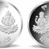 Generic Laxmi Ganesh Ji Coin Diwali Deepawali Gift Luxmi Ganesh Ji Coin Laxmi Ganesh Ji Coin Silver Pure Pack Of 2 Export Quality | Coin Purses & Pouches