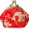 Oyachic Oyachic Carp Coin Purse Change Purse Bulk Women Lucky Small Wallet Vintage Clutch Pouch Bag For Women | Coin Purses & Pouches