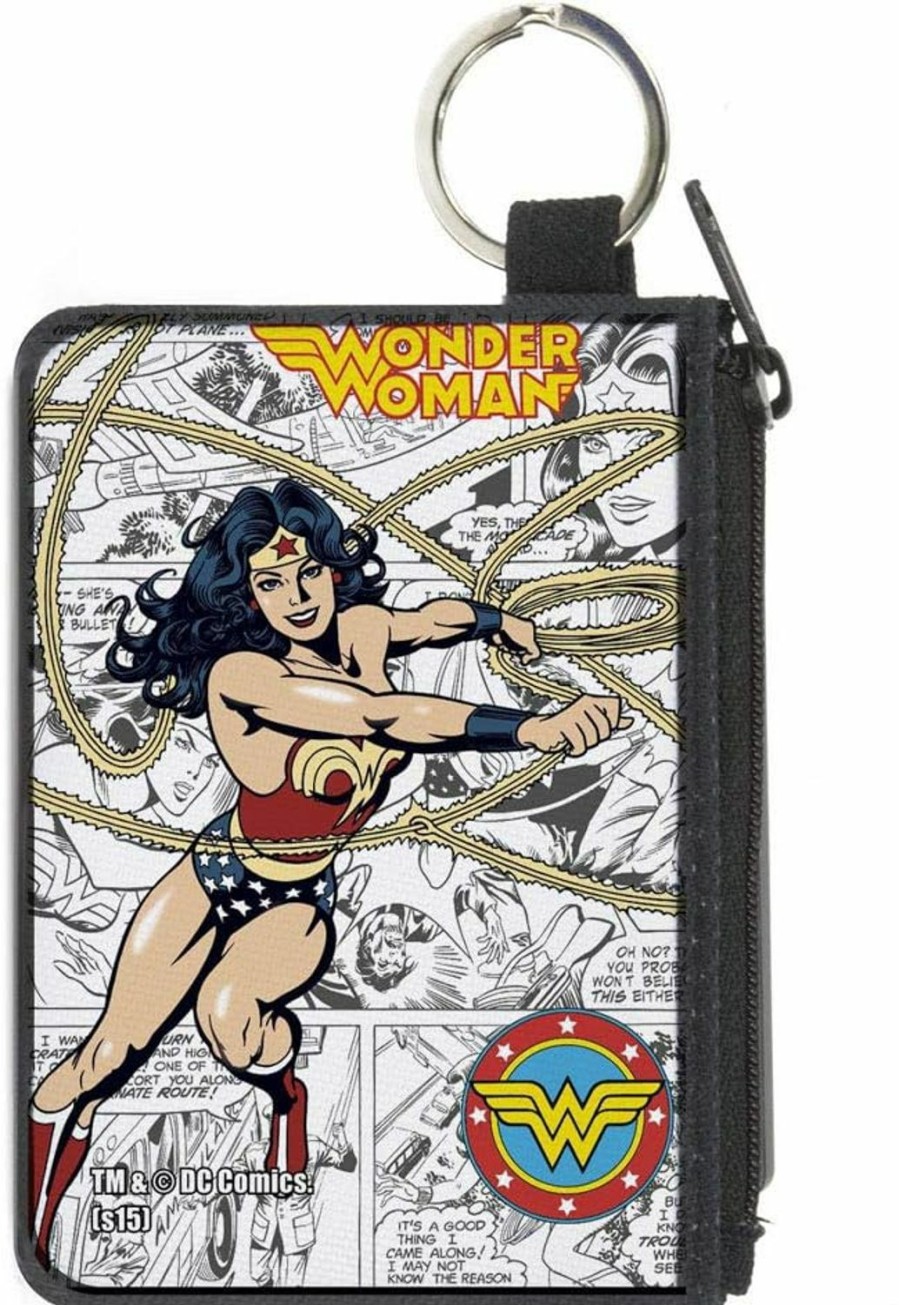 Buckle-Down Buckle-Down Junior'S Canvas Coin Purse Wonder Woman, Multicolor, 4.25\" X 3.25\" | Coin Purses & Pouches