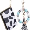 Framendino Framendino, 1 Set Wallet Keychain Wristlet Cow Coin Wallet Keychain Wallet Bracelet Small Coin Purse For Women Girls | Coin Purses & Pouches