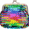 FRCOLOR Frcolor 1Pc Glitter Wallet Purses For Girls Phone Wallets For Women Sequin Purses For Women Girls Purse For Girl Wallets Girl Sequins Purse Small Coin Purse Cosmetic Bag Miss Lady Bags | Coin Purses & Pouches