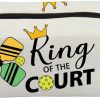 VAMSII Vamsii Pickleball Lover Bag Pickleball Player Pouch King Of The Court Gift For Pickleball Coach Pickleball Lover Gift | Coin Purses & Pouches