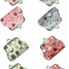 MIAO JIN Miao Jin 8Pcs Small Canvas Floral Coin Purses Gift Bag With Clasp Kiss Lock Change Pouch Mini Coin Wallet Vintage Trinkets Pouch | Coin Purses & Pouches