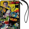 Buckle-Down Buckle-Down Buckle-Down Zip Wallet Batman Large Accessory, Batman, 8" X 5" | Coin Purses & Pouches