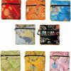 Halloluck Halloluck 8 Pcs Chinese Silk Brocade Tasseled Coin Purse Zipper Jewelry Pouch Bag Wallet Pouch Gift Bag, 8 Colors | Coin Purses & Pouches