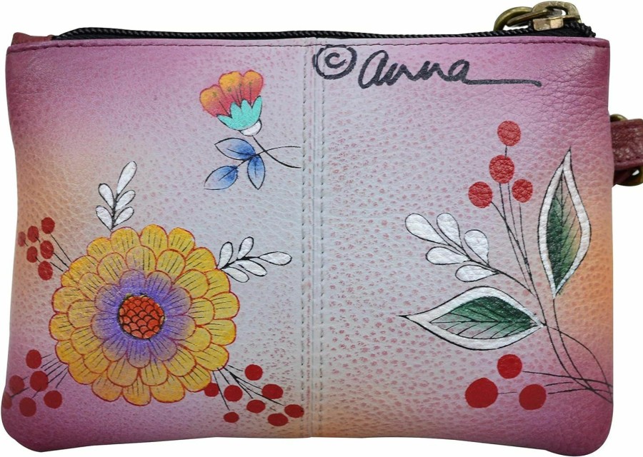 Anna by Anuschka Anna By Anuschka Women'S Hand Painted Genuine Leather Coin Purse | Coin Purses & Pouches