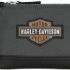 Wisconsin Harley-Davidson Harley-Davidson Women'S Oil Can B&S Key Coin Purse Wallet - Polyester & Leather | Coin Purses & Pouches