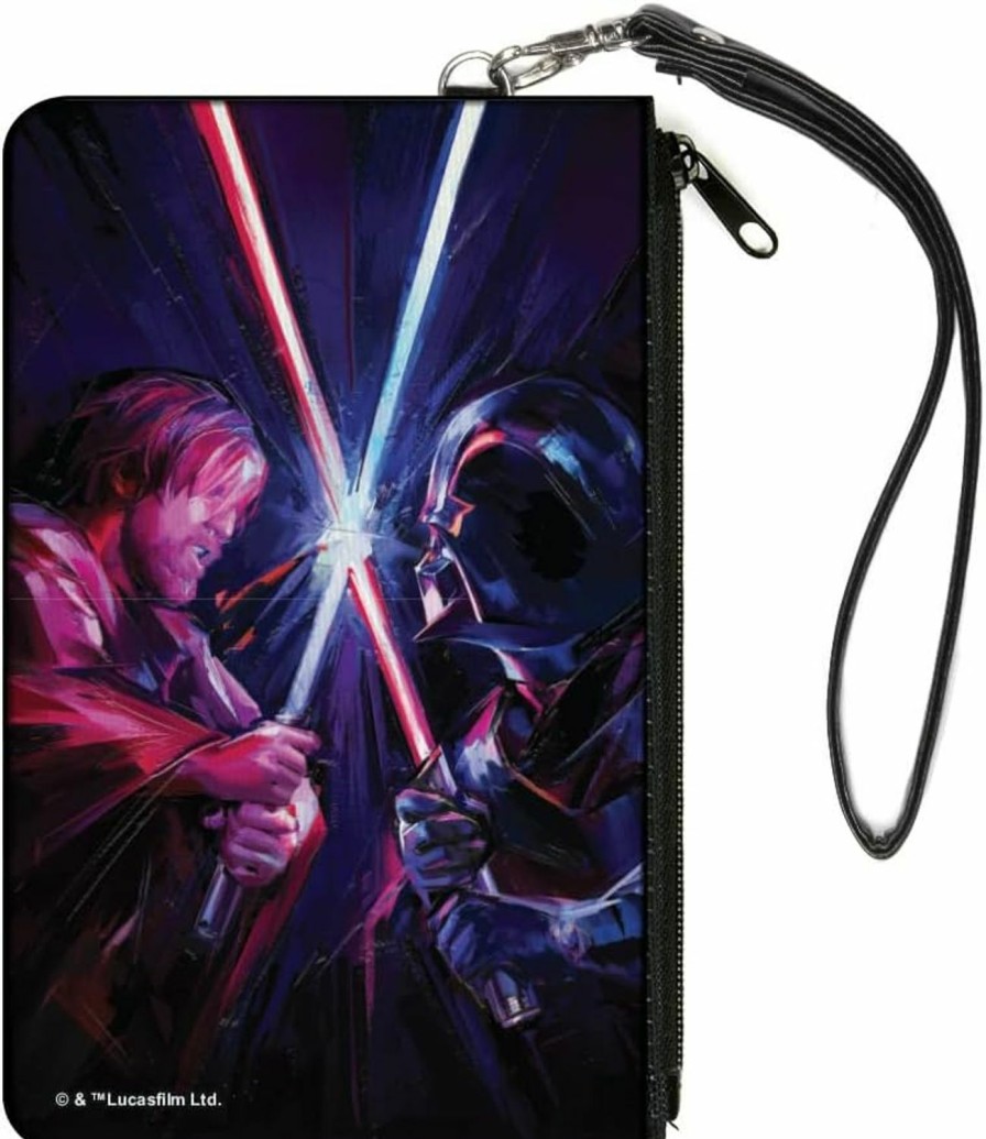 Buckle-Down Star Wars Wallet, Coin Purse, Darth Vader Brush Stroke Pose Black, Canvas | Coin Purses & Pouches