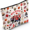 WZMPA Wzmpa High School Musical Cosmetic Bag Troy & Gabriella Fans Gift High School Musical Character Makeup Zipper Pouch Bag Broadway High School Merch (Wildcats) | Coin Purses & Pouches