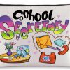 WZMPA Wzmpa School Secretary Cosmetic Bag Secretary Appreciation Gift Secretarial Studies Makeup Zipper Pouch Bag Administrative Assistant Gift (School Secretary) | Coin Purses & Pouches