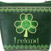 Royal Tara Clip Purse Ireland Shamrock Spiral With A Green And Yellow Celtic Design | Coin Purses & Pouches