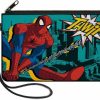 Buckle-Down Buckle-Down Zip Wallet Spider-Man Small Accessory, Spider-Man, 6.5" X 3.5" | Coin Purses & Pouches