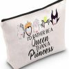 TSOTMO Tsotmo Evil Queen Gifts Evil Queen Zipper Pouch Makeup Case For Queen Fans Witch Gifts Villain Queen Gifts Halloween Party Gifts (Queen Bag) | Coin Purses & Pouches