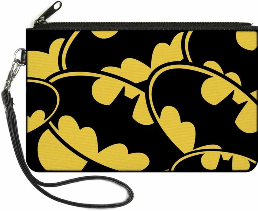 Buckle-Down Buckle-Down Buckle-Down Zip Wallet Batman Large Accessory, Batman, 8" X 5" | Coin Purses & Pouches