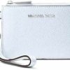 Michael Kors Michael Kors Mercer Small Coin Purse One Size (Soft Sky) | Coin Purses & Pouches