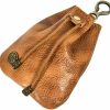 Zyuzles Zyuzles Medieval Leather Zipper Coin Pouch,Leather Drawstring Pouch - Genuine Cowhide, Handcrafted,Antique Leather Drawstring Pouch For Men & Women | Coin Purses & Pouches