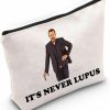 WZMPA Wzmpa Dr Gregory House Cosmetic Bag Dr House Fans Gift It'S Never Lupus Zipper Pouch Bag For Tv Series Fans (Never Lupus) | Coin Purses & Pouches