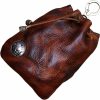 Wugebud Wugebud 1 Pcs Leather Mini Medieval Pouch Keychain, Coin Organizer, Change Holder, Leather Drawstring Pouch For Men & Women | Coin Purses & Pouches