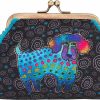 Zeckos Laurel Burch Coin Poodle Pup, Poodle & Pup | Coin Purses & Pouches